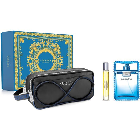 Versace Man Eau Fraiche SET EDT 100 ml + EDT 10 ml + Cosmetic Bag