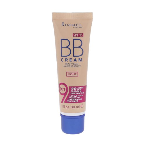 „Rimmel BB Cream 9in1 SPF15“ – painus BB kremas, 30 ml