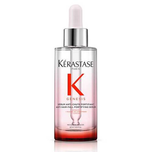 Kérastase „Genesis Anti Hair-Fall Fortifying Serum“ – maitinamasis serumas nuo plaukų slinkimo.