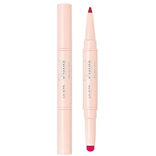 Pupa „Vamp!“ kreminis duetas – lūpų pieštukas 0,2 g ir lūpų dažai 0,8 g