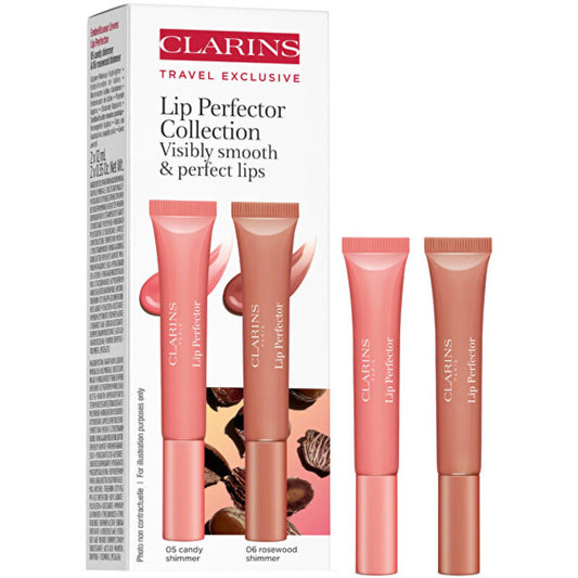 Clarins Lūpų blizgesio rinkinys „Lip Perfector Duopack“