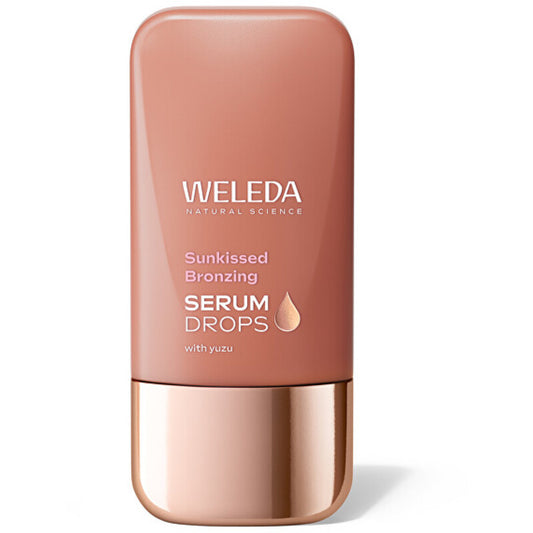 Weleda Sunkissed Bronzing Serum Drops – Odos serumas su mineraliniais pigmentais